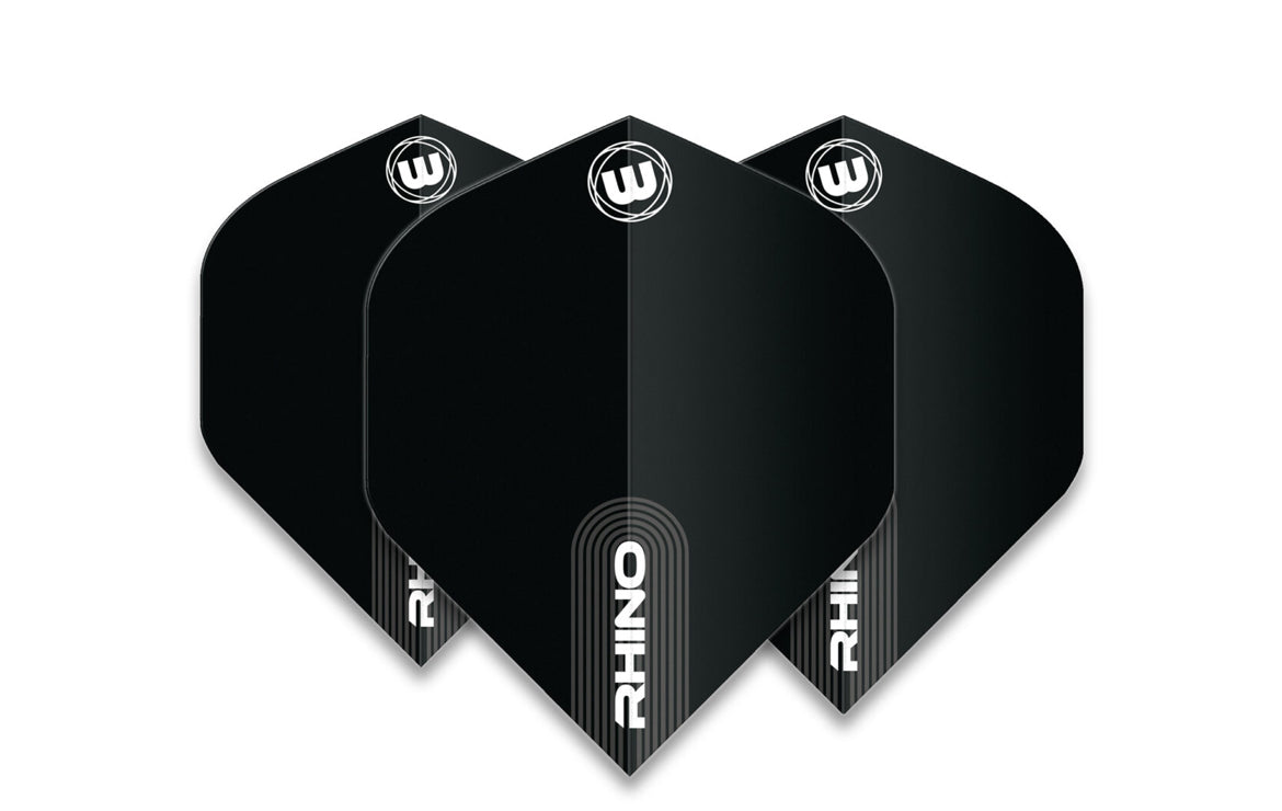 Winmau Rhino Extra Thick Dart Flight Black