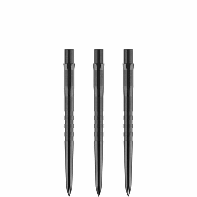 Mission Caliburn Replaceable Dart Points - Grooved - Black-38MM