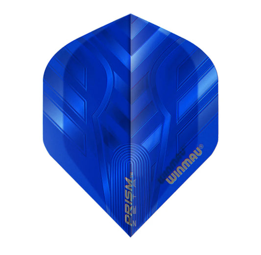Winmau Prism Zeta 100 Micron Dart Flights - Standard - Blue