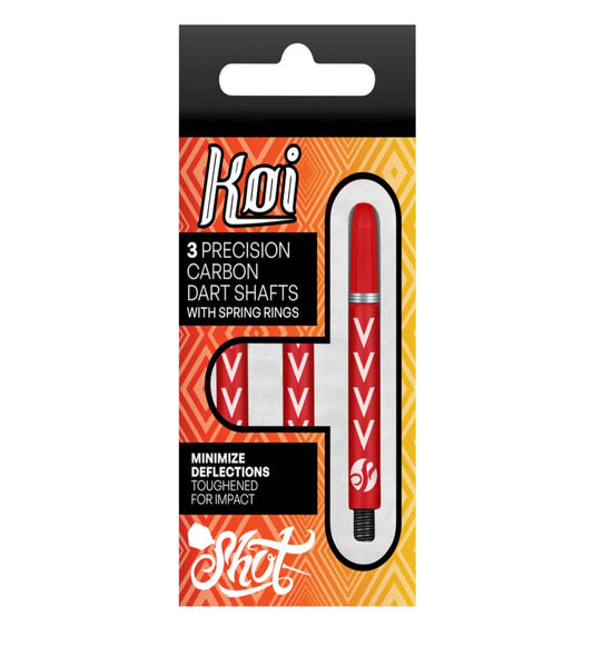 Koi Carbon Dart Shaft-Michael Smith Red