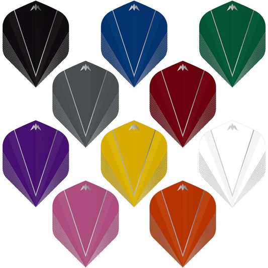 MISSION SHADES DART FLIGHTS - 100 MICRON - NO6 - STD