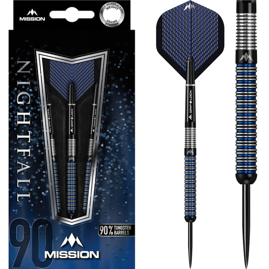 Mission Nightfall Darts - Steel tip - M1 - Straight ring