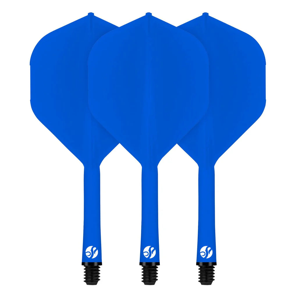 Flight Deck-One Piece Dart Flight and Shaft System-Blue