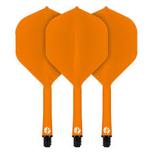 Flight Deck-One Piece Dart Flight and Shaft System-Orange