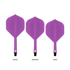 Flight Deck-One Piece Dart Flight and Shaft System-Purple