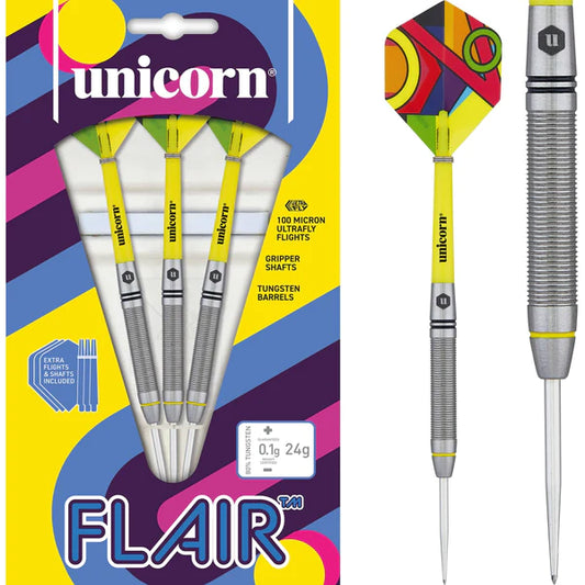 Unicorn Flair Style 5 - Micro Grip - Steel Tip Darts
