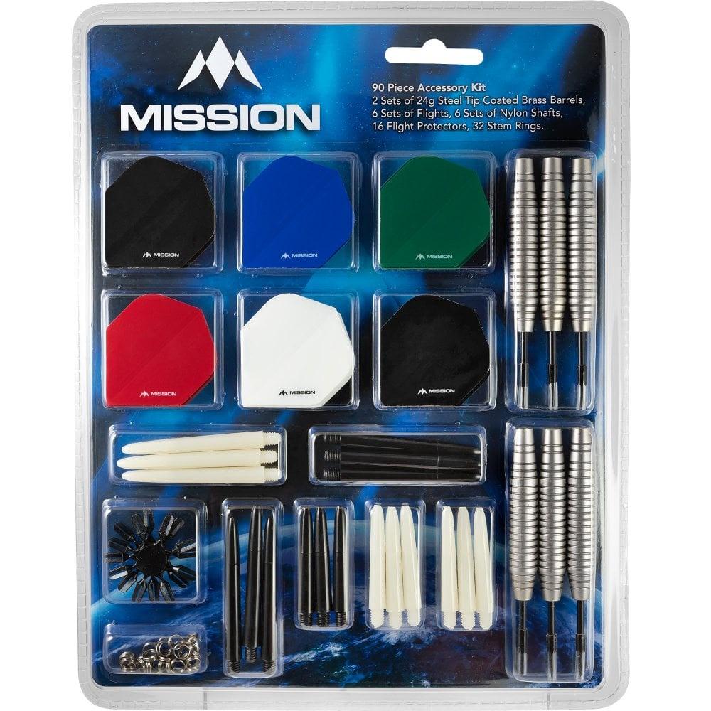 Mission 90pc Accessiory Kit - Steel Tip - 24grams