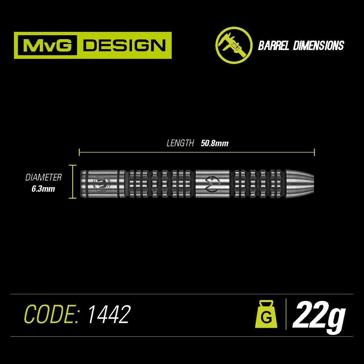 MVG Absolute Steel-tip dart