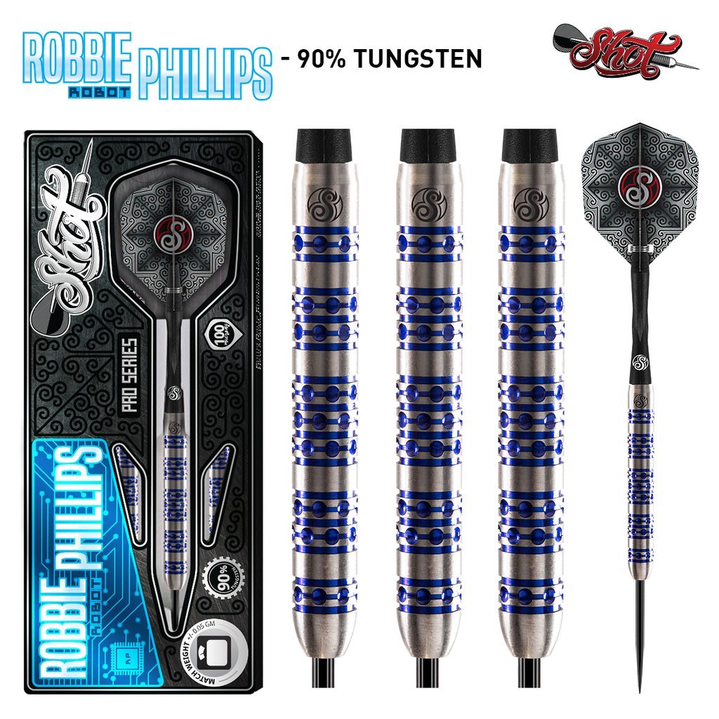 Shot Robbie Phillips Steel-tip Darts