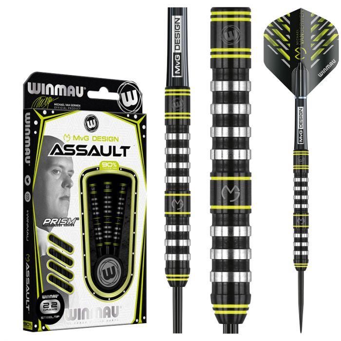 Winmau MVG Assault Steel-tip Darts – Dart Shop New Zealand