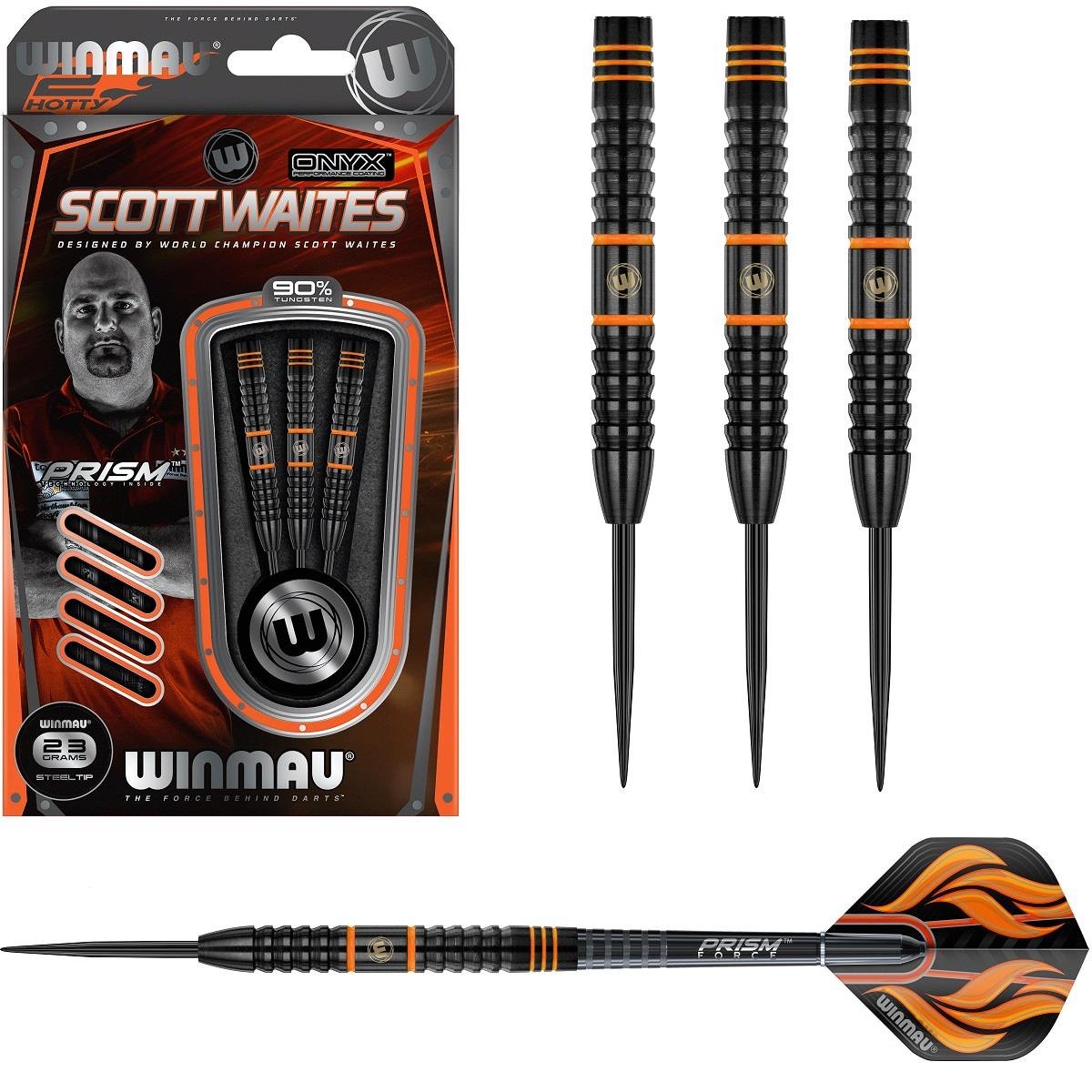 Winmau Scott Waites Onyx Steel-tip Darts