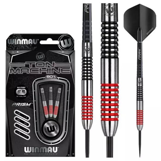 Winmau Ton Machine - Red and Black - Steel-tip Darts