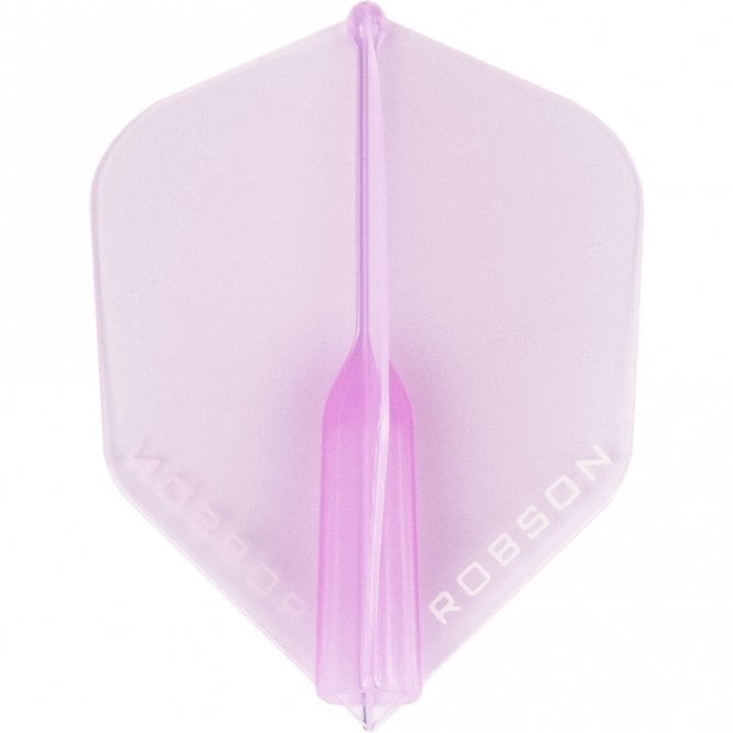 Robson Plus Dart Flights - Crystal - Small Standard Shape