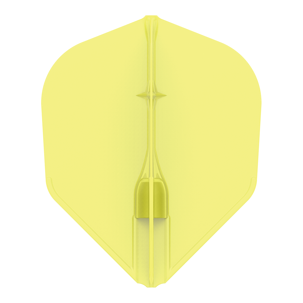 L-STYLE EZ Dart Flights - L3 / Small Standard Clear Yellow