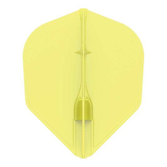 L-STYLE EZ Dart Flights - L3 / Small Standard Clear Yellow