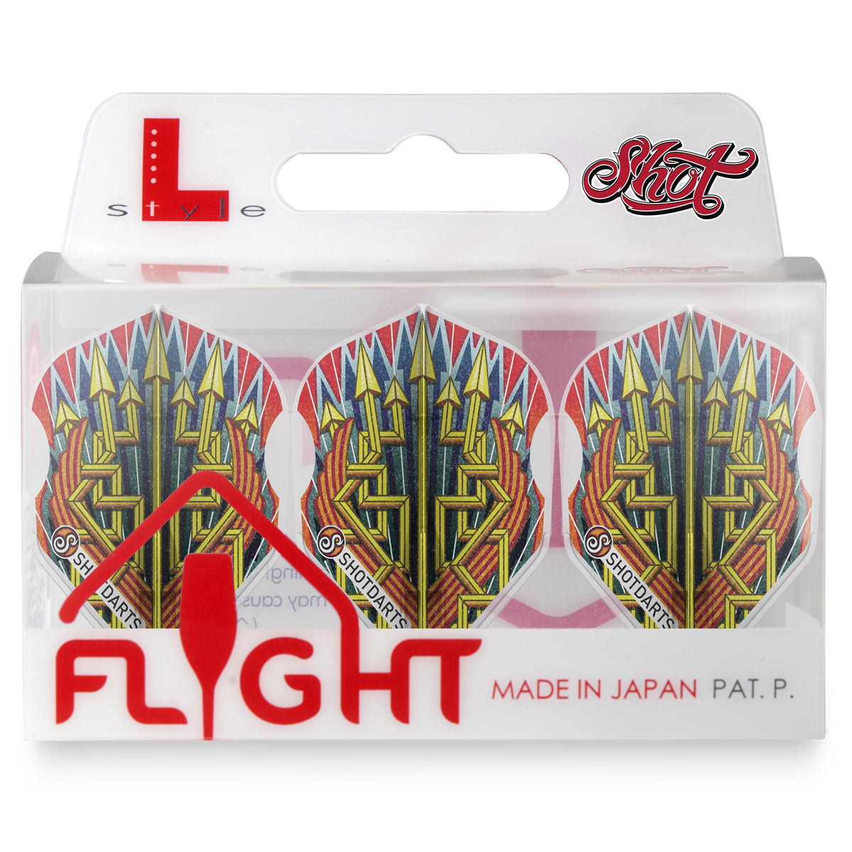 Shot L-STYLE EZ L3 - Small Standard Dart Flights - Roman Empire Legion