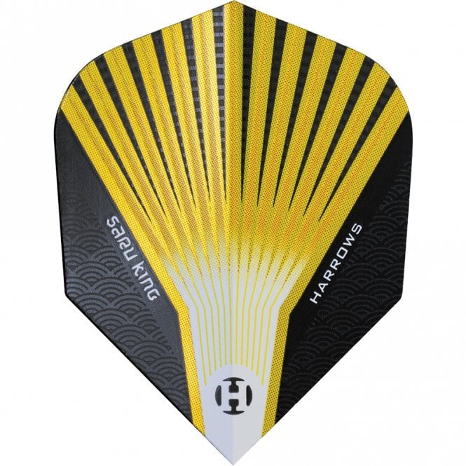 Harrows Prime Dart Flights - Standard - Saru King - Yellow